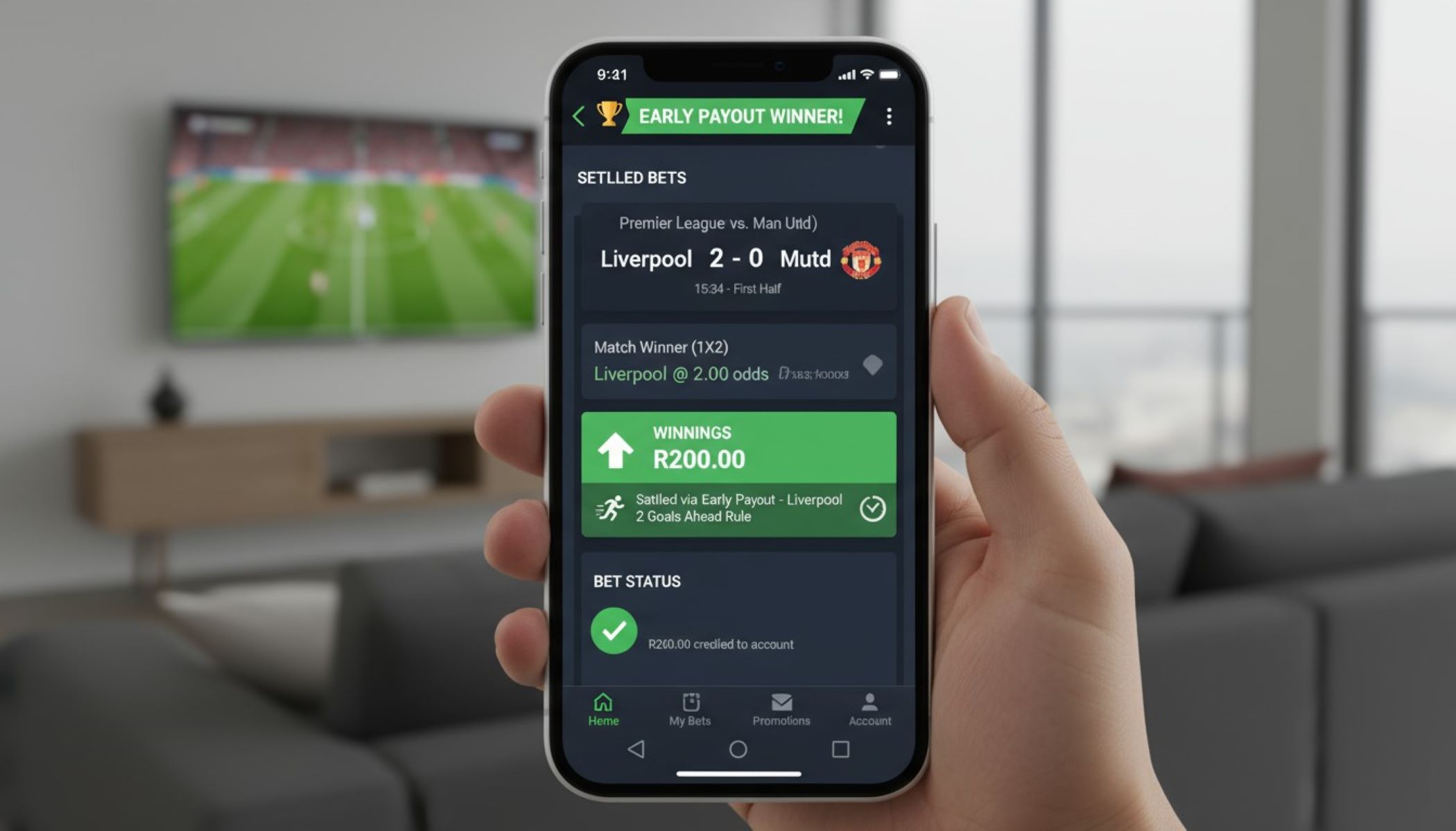 How to use early payout promotions in SA sportsbooks