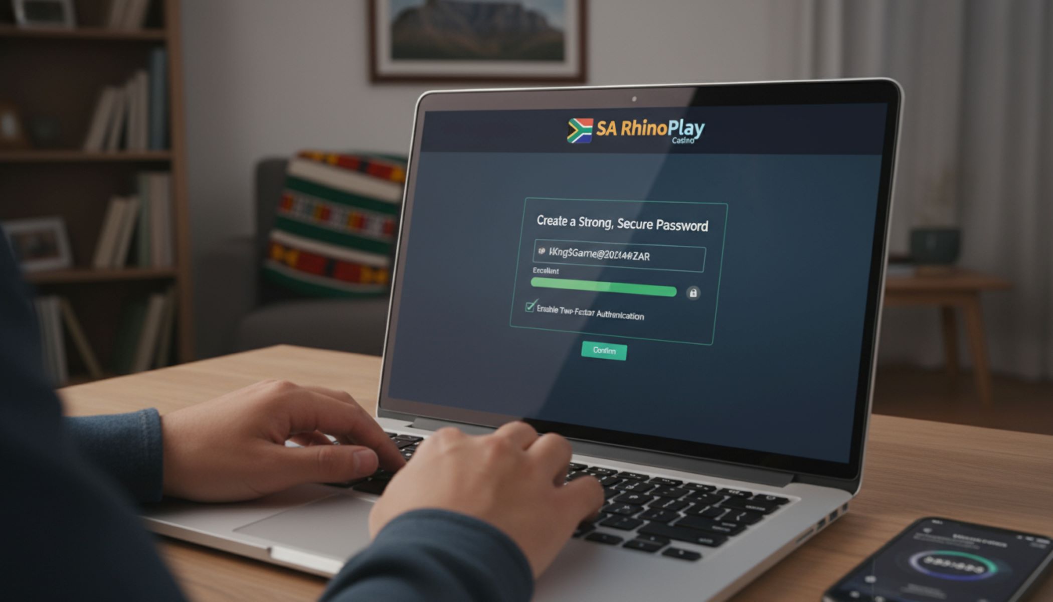 Managing account security and passwords in SA